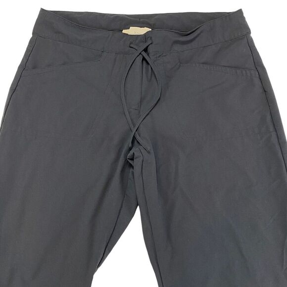 ExOfficio Pants Women's Size 6 Black Nylon Mid Rise Elastic Waist Drawstring - Picture 12 of 13